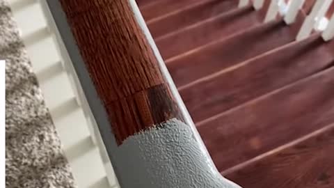 Satisfying railing painting