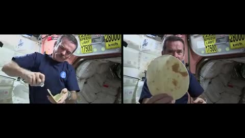 Cooking in space Station crew maintain life