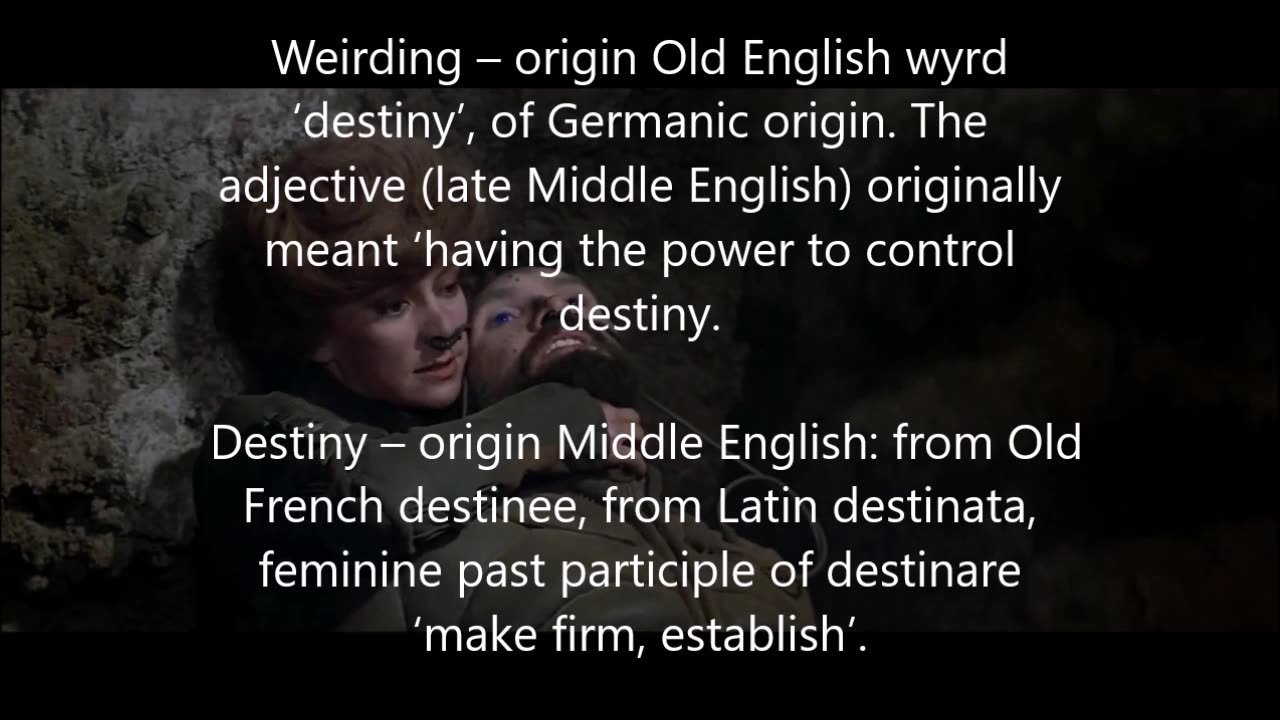 The Weirding way is the act of setting and controlling your own destiny.