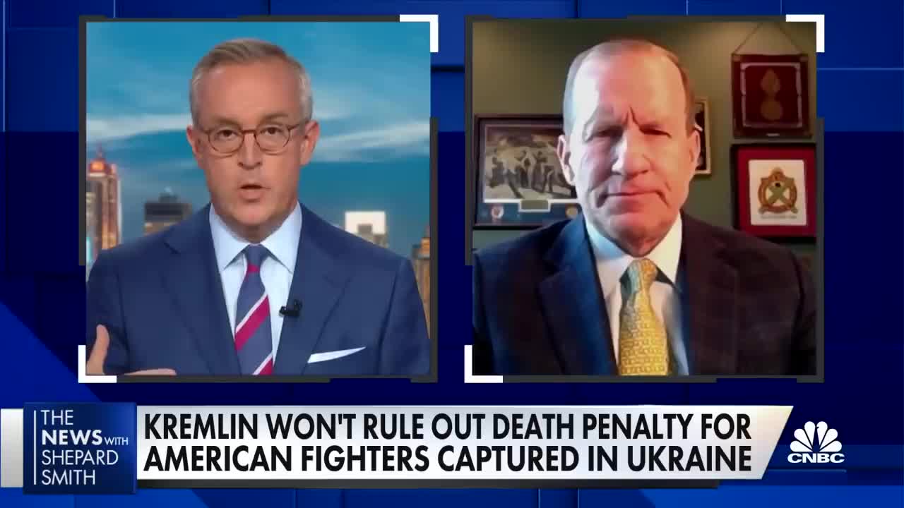 Russia won't rule out the death penalty for Americans captured in ukraine