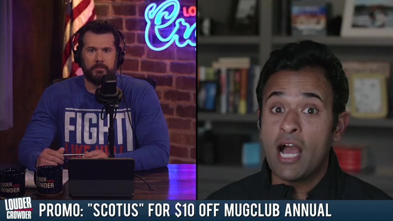 CrowderBits - Crowder & Vivek SPAR Over TikTok "Ban" Bill!