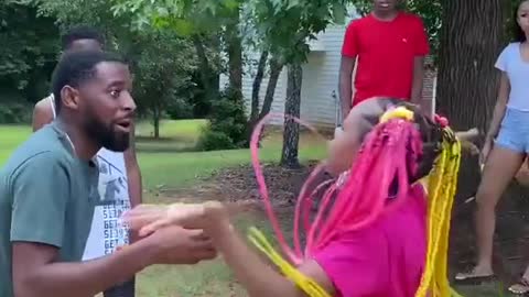 When your son got two girls arguing overing him!