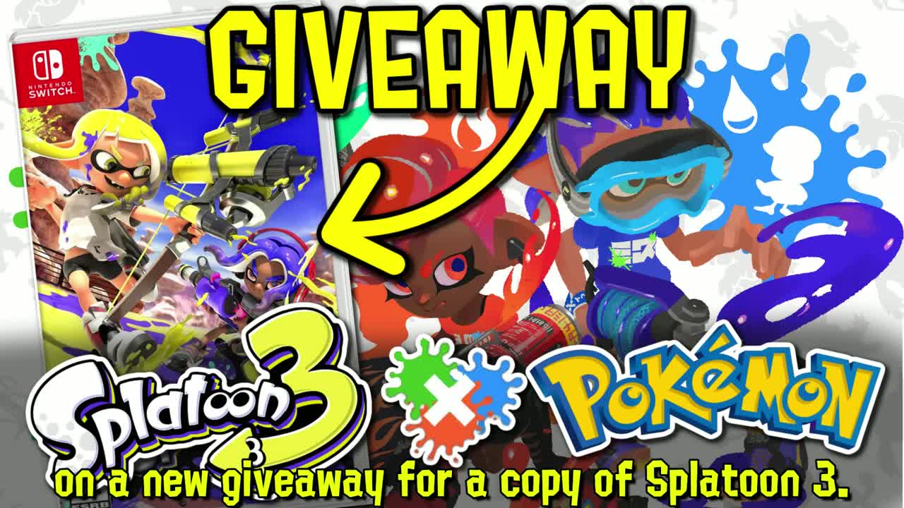 Pokemon Splatfest Announced For Splatoon 3! New Giveaway Announcement and New Emote Announcement!