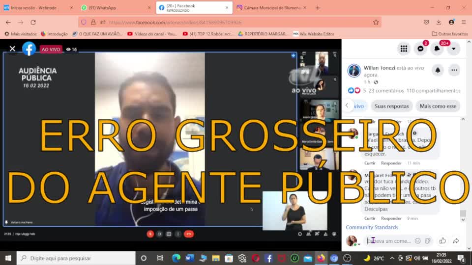 Blumenau - Audiência Pública - parte 6
