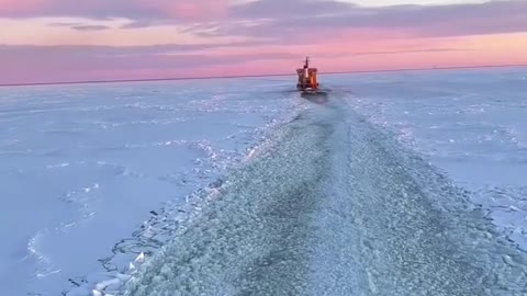 An incredible sunset over the Swedish sea