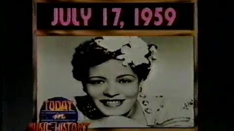 July 17, 1986 - Today in Music History: Billie Holiday