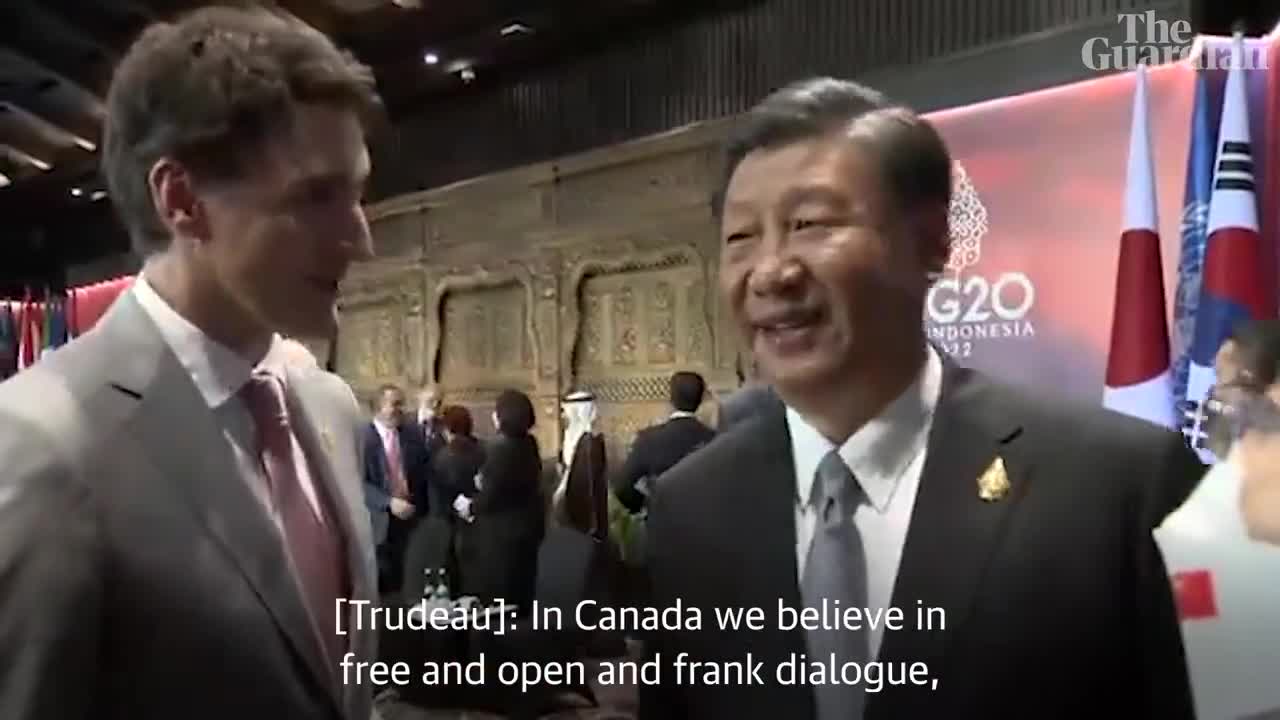 Xi Jinping confronts Justin Trudeau at G20 over 'leaked' conversation details