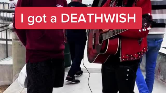 100DEATHWISH . Red Leather - Red Leather