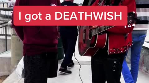 100DEATHWISH . Red Leather - Red Leather