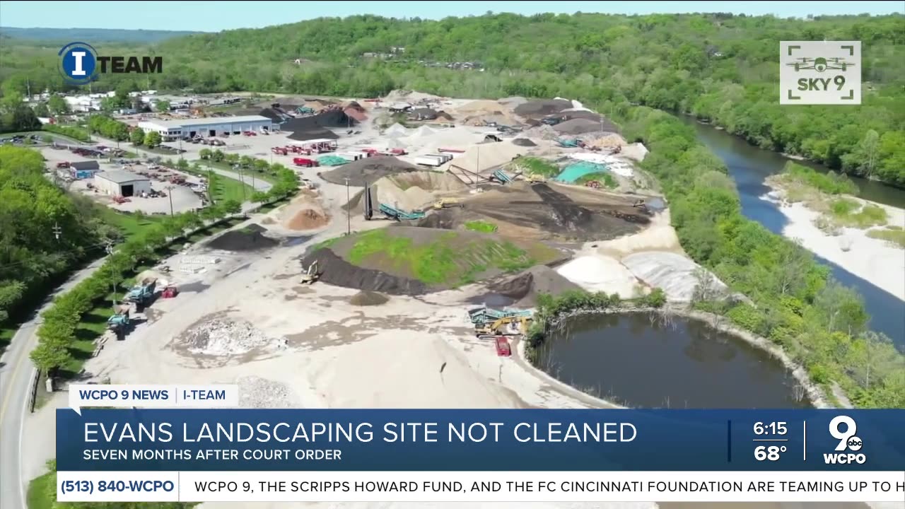 Evans Landscaping site not cleaned up 7 months after court order