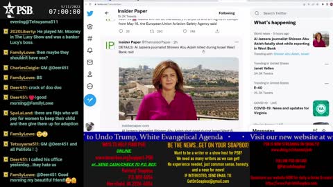 2022-05-11 07:00 EDT - Patriots Soapbox AM: with LadyRWB , MykelJaye & DD