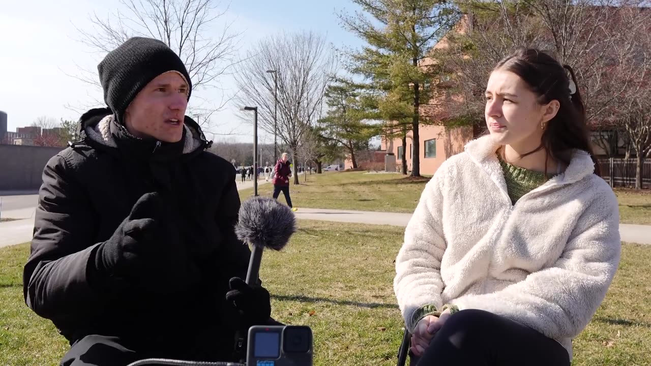 Pro Choice College Student Talks To Abolitionist