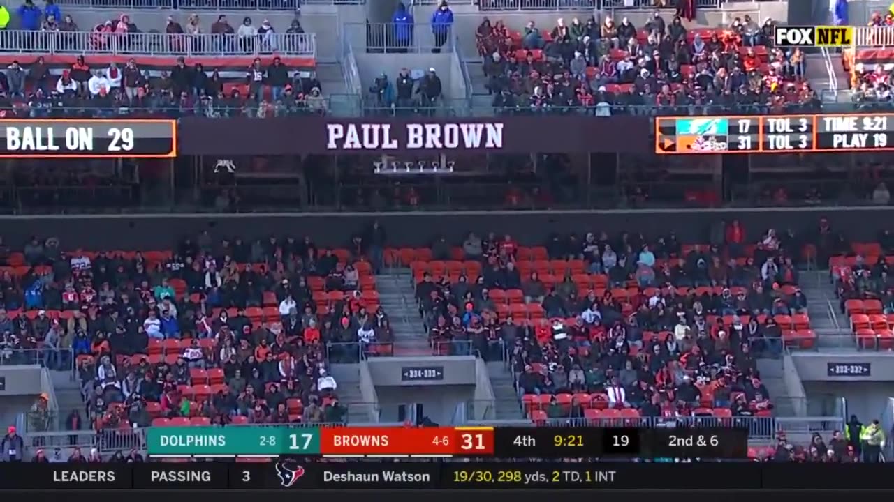 2019-11-24 Miami Dolphins vs Cleveland Browns