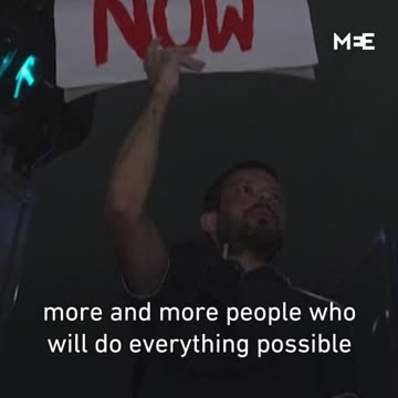 ISRAELIS IN TEL AVIV PROTEST FOR CEASEFIRE