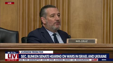 Ted Cruz GRILLS Blinken over Israel War, Hamas funding, Iran President dead _ LiveNOW from FOX