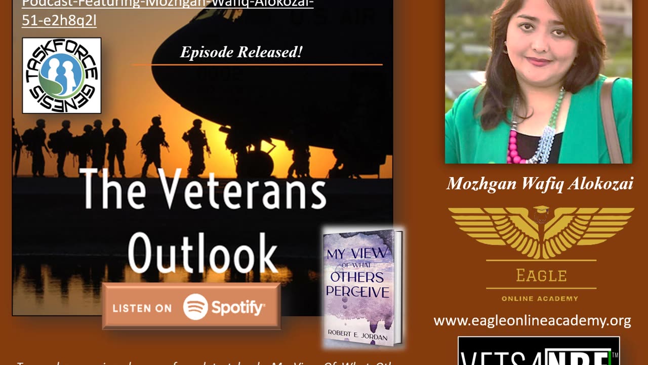 The Veterans Outlook Podcast Featuring Mozhgan Wafiq Alokozai (#51).