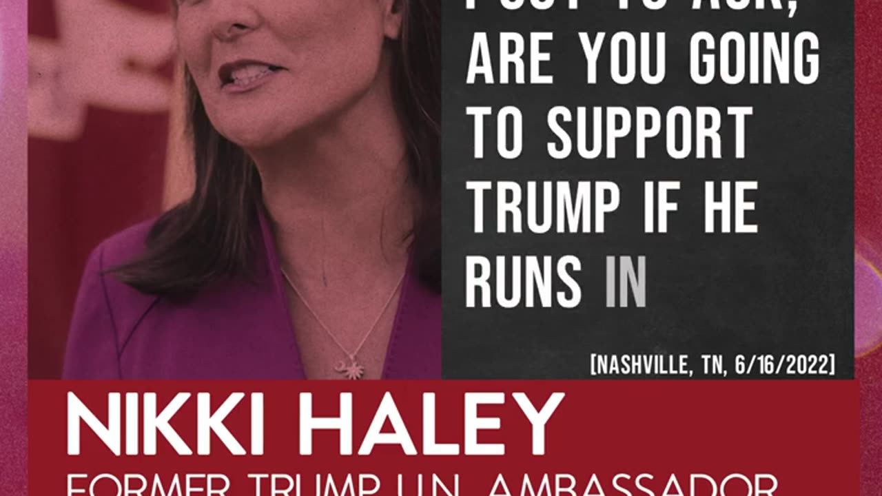 Nikki Haley says she’ll vote for Trump