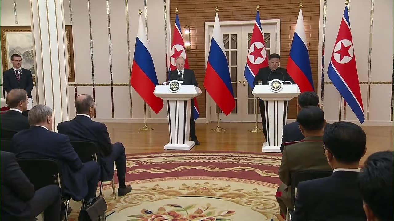 Vladimir Putin Meets Kim Jong Un in North Korea