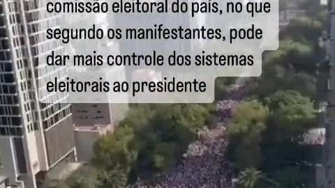 MANIFESTAÇÕES NO MEXICO