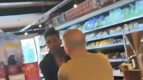 Trying to shoplift from an arabic store in the UK