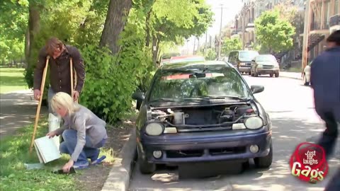 Nasa satellite falls on car