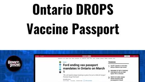 BREAKING: MAJOR Victory for Freedom Truckers— Ontario DROPS Vaccin