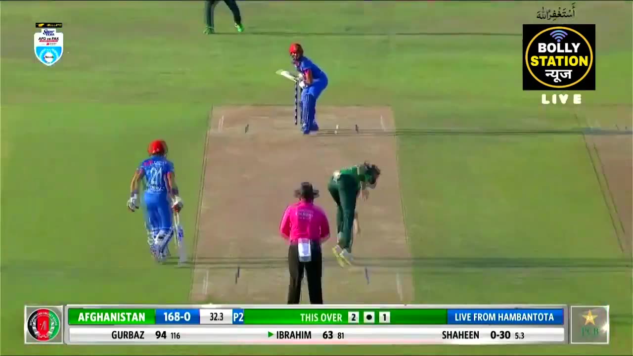 Pakistan Vs Afghanistan 2nd ODI Match 2023(very intense Match)