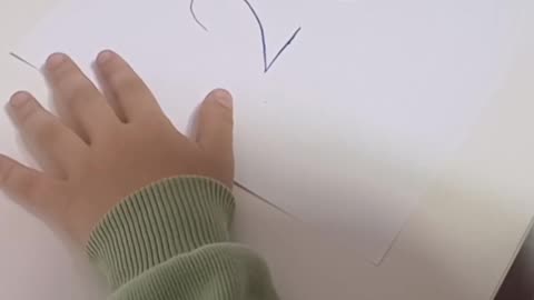 Cute kid paints rabbit | #shorts #cute #kids #baby