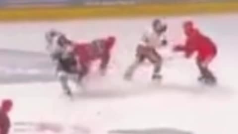 Did This Hockey Player Just Intentionally Kill Another Player with His Skate Blade