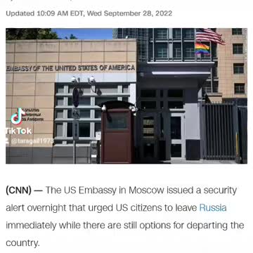 Americans are urged to leave Russia
