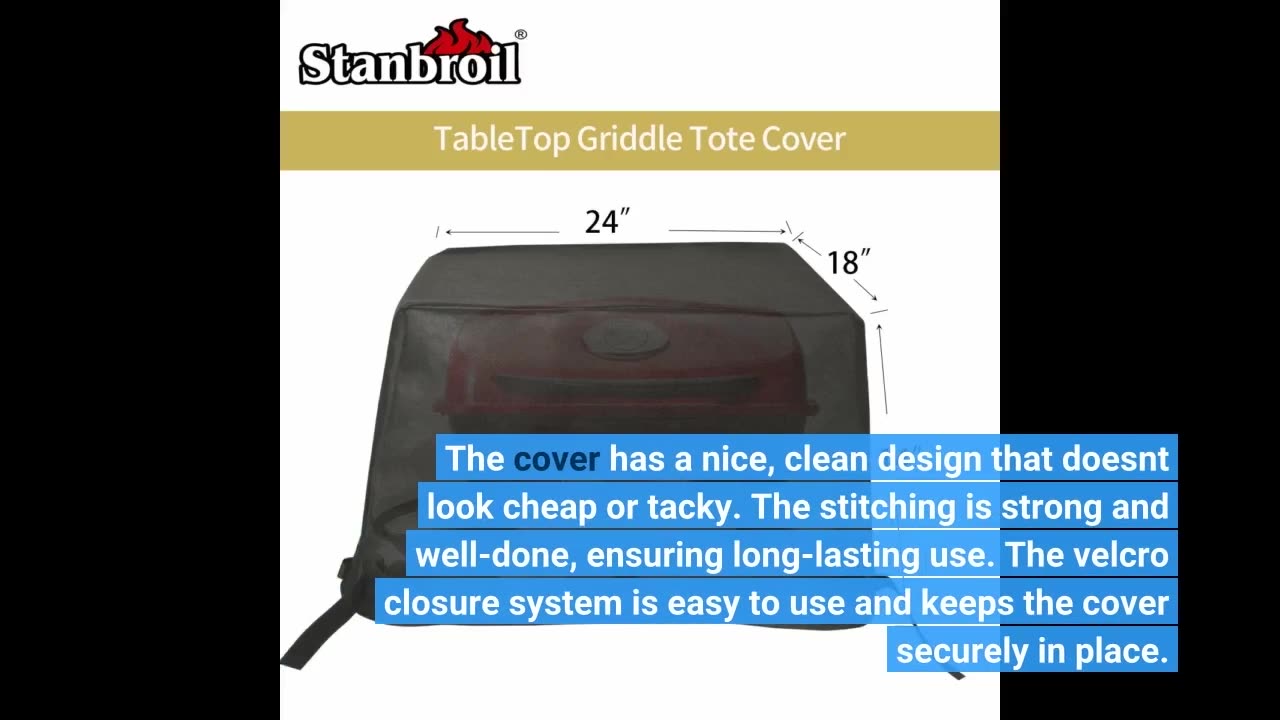 Customer Comments: Sponsored Ad - Stanbroil Outdoor Heavy Duty Waterproof Gas Grill Cover for C...