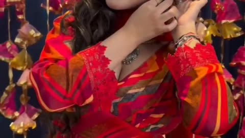 Multi Colour Chiffon Salwar Suit With Print Work