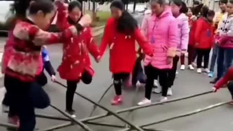 Traditional game played on the playgrounds 😮