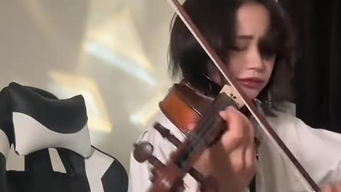 Violin playing