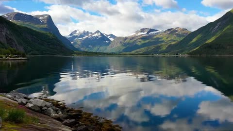 nice flowing lake