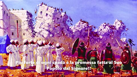 #LA CADUTA DI GERICO - “PIÙ FORTE DI OGNI SPADA È LA PROMESSA FATTA AL SUO POPOLO DAL SIGNORE!!”😇💖🙏