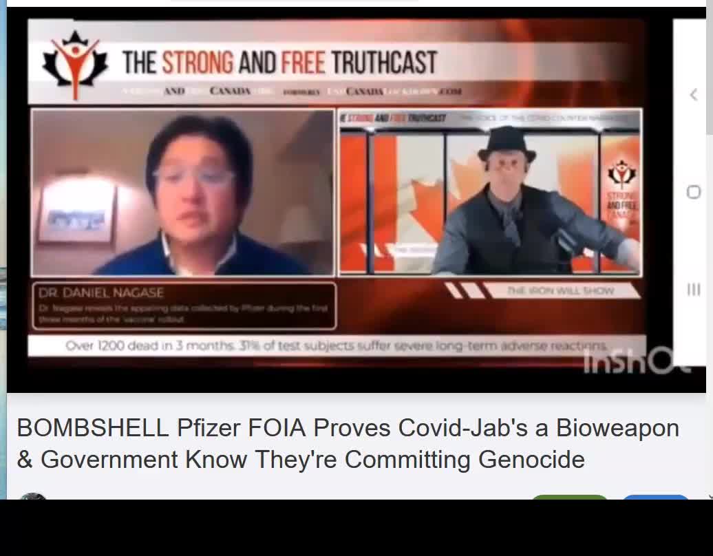 Pfizer FOIA Proves Covid-Jab's a Bioweapon & Government Know They're Committing Genocide