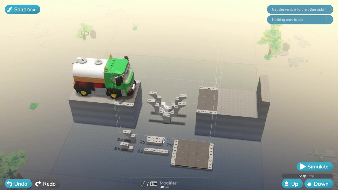 How To Build The Bridge For The Truck In LEGO Bricktales (City)