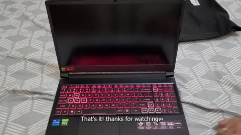 UNBOXING ACER NITRO 5 i5-11 GENERATION WITH RTX3050 GPU