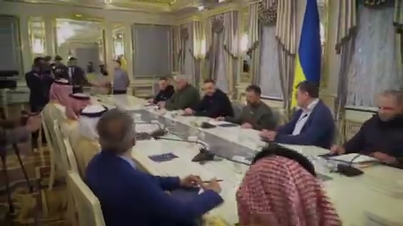 Saudi Foreign Minister meets Ukrainian President Zelensky in Kyiv.