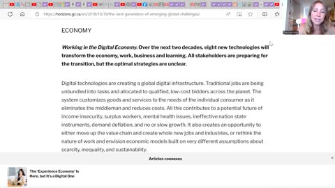 Emerging Global Challenges" as defined by the world leaders in strategic foresight, Policy Horizons-Biodigital Convergence