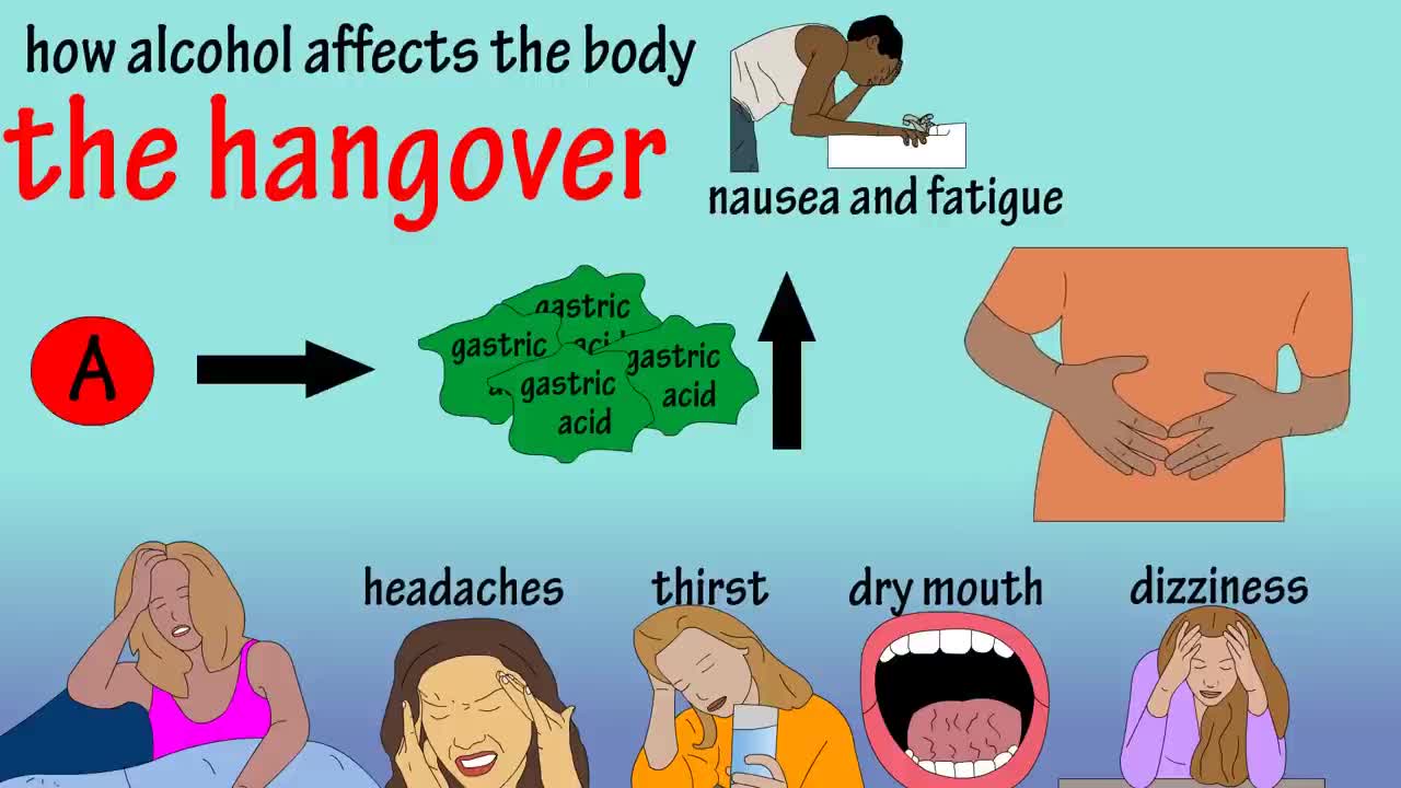 Alcohol - How Alcohol Affects The Body - What Causes A Hangover