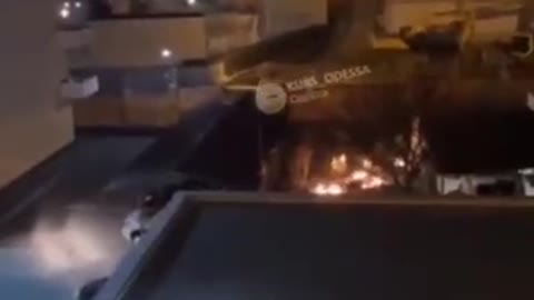 Documents are being burned on the territory of the Consulate of the Russian Federation on the