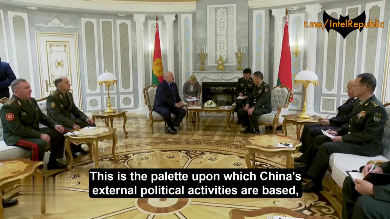 Belarusian Prez Lukashenko meets with Chinese Defense Minister Li Shangfu