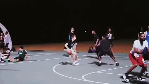 play basketball at night