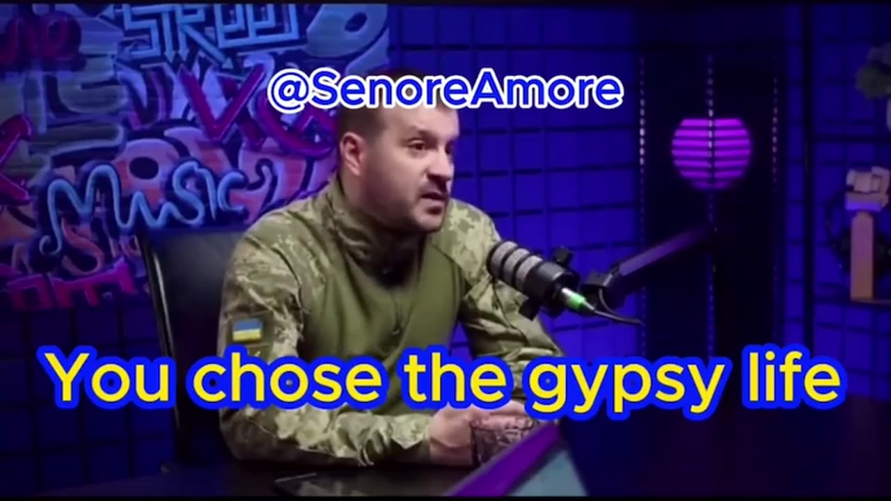 If you're a draft dodger, you have no right to say you're Ukrainian. You're a Gypsy. See description