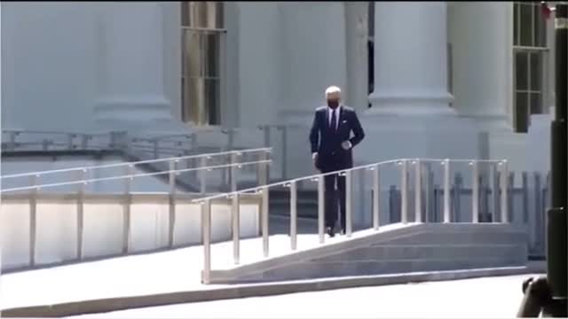 Joe Biden “Trying ”to Run Alone With Mask