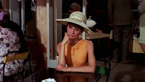 Audrey Hepburn Paris When it Sizzles 1964 scene 1 remastered 4k