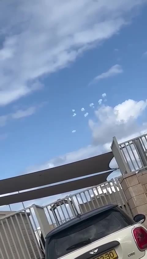 WATCH: Hezbollah Rocket Volley On Israel's North