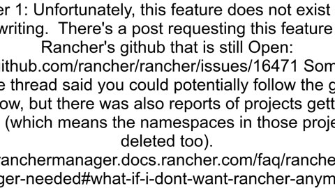 How can I migrate clusters from a rancher to another one